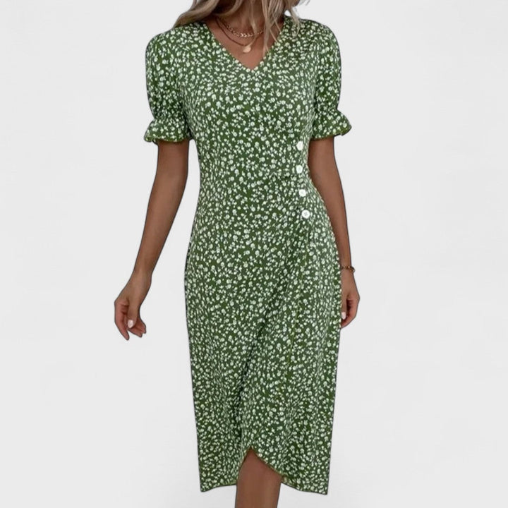 Irena - Svěží Květinové Šaty