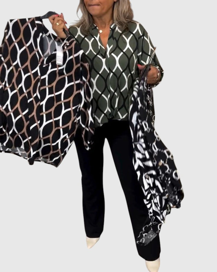 Noor – Halenka s grafickým potiskem