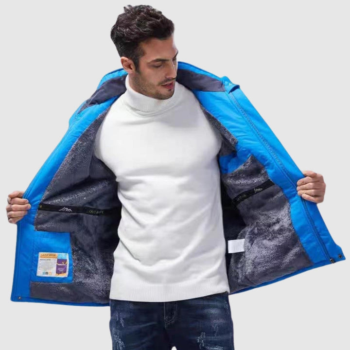 Libuše – Nepromokavá zimní bunda do přírody s fleecovou podšívkou