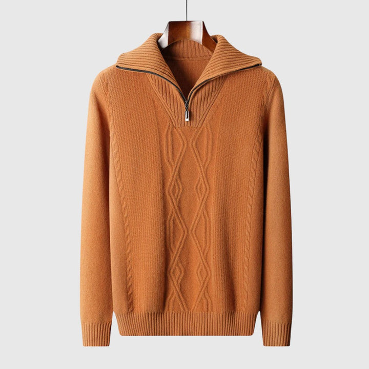 Libuše- Camisola s zipem Taranto Merino Wool