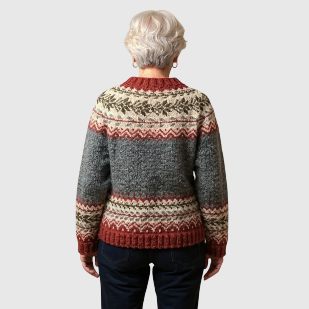 Atasha - Vintage islandský vlněný cardigan