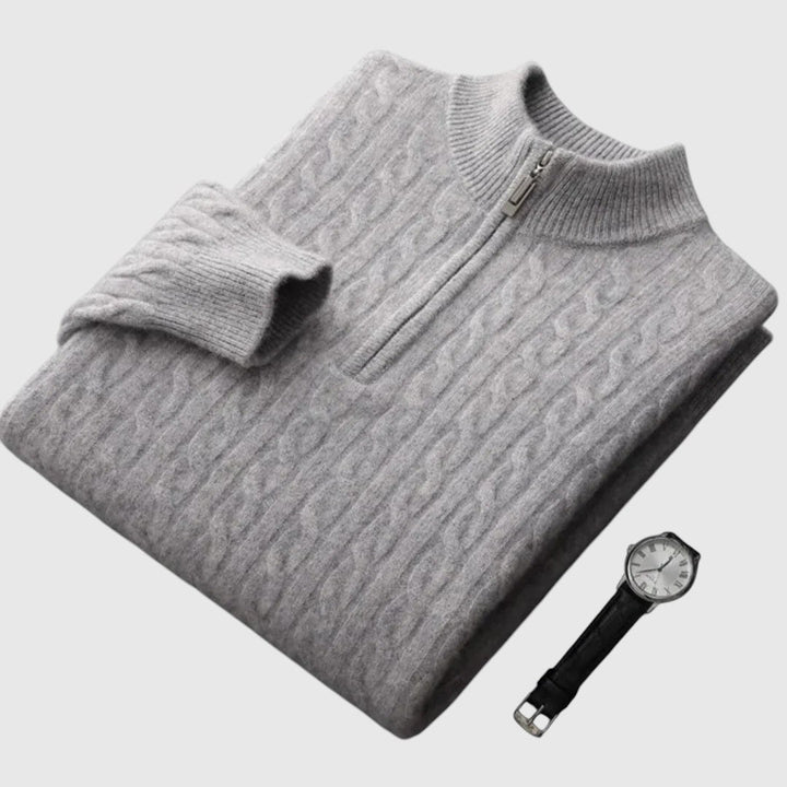 Libuše- Pletená polokošile z kašmíru Deneb