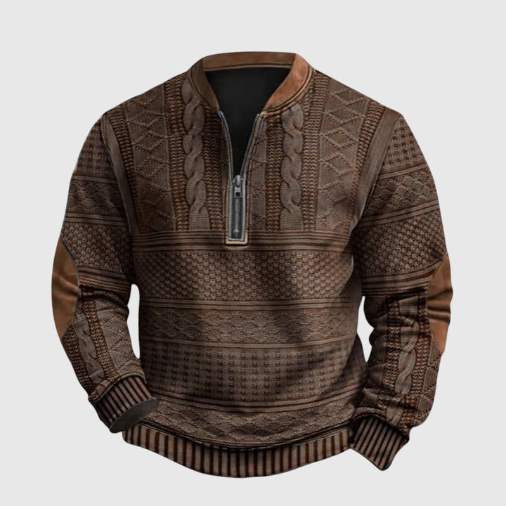 Charles - Svetr s polovičním zipem