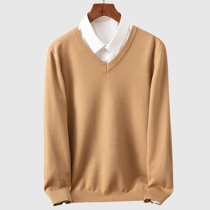 Bexford - Kašmírový svetr s výstřihem do V