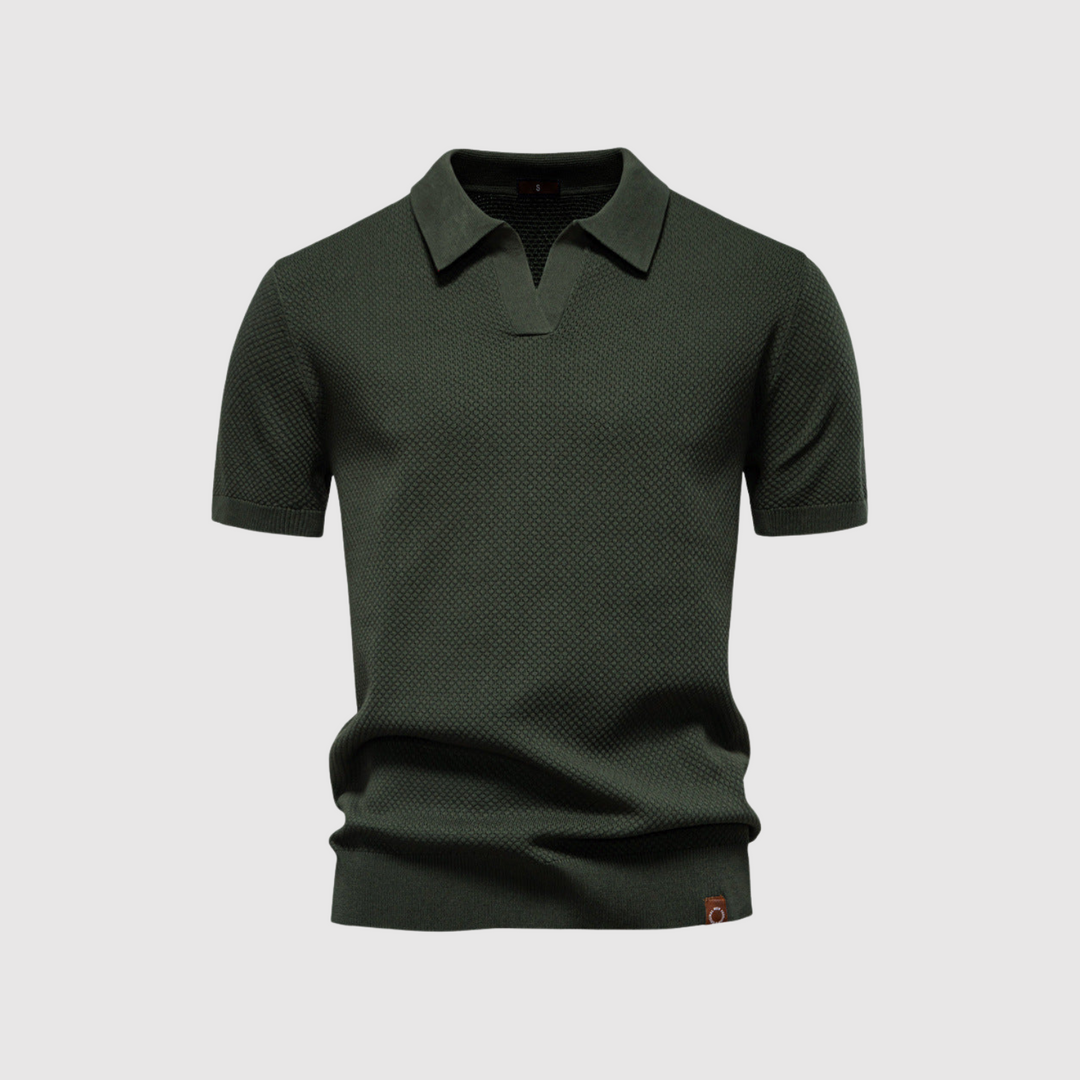 Libuše – Strukturované polo tričko pro elegantní a pohodlný styl