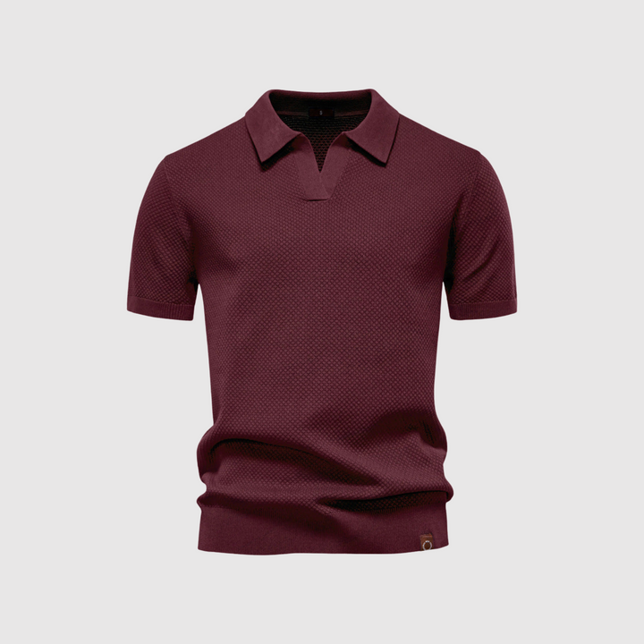 Libuše – Strukturované polo tričko pro elegantní a pohodlný styl