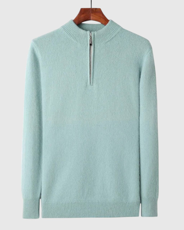 Libuše- Kardigan z kašmíru Genève se zipem