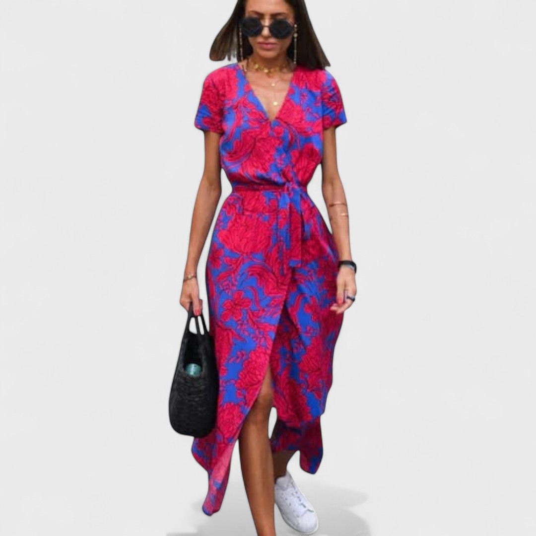 Daniela - Zavinovací Šaty s Puntíkovým Vzorem