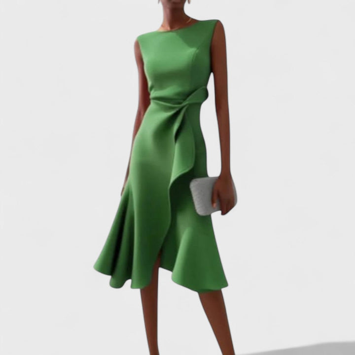 Andrea - Asymetrické šaty s elegantními sklady