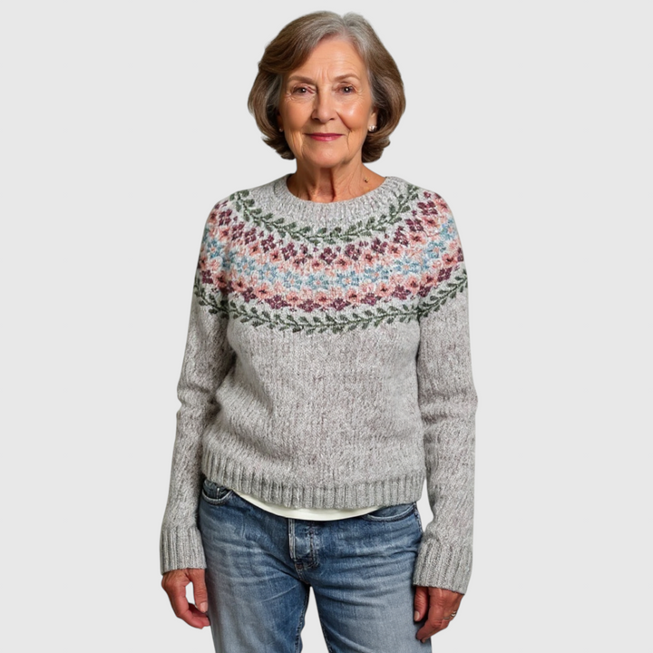 Bridget - Vintage islandský vlněný svetr