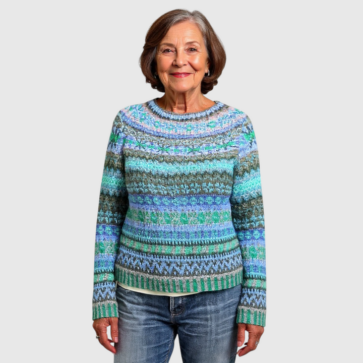 Audrey - Vintage islandský vlněný svetr