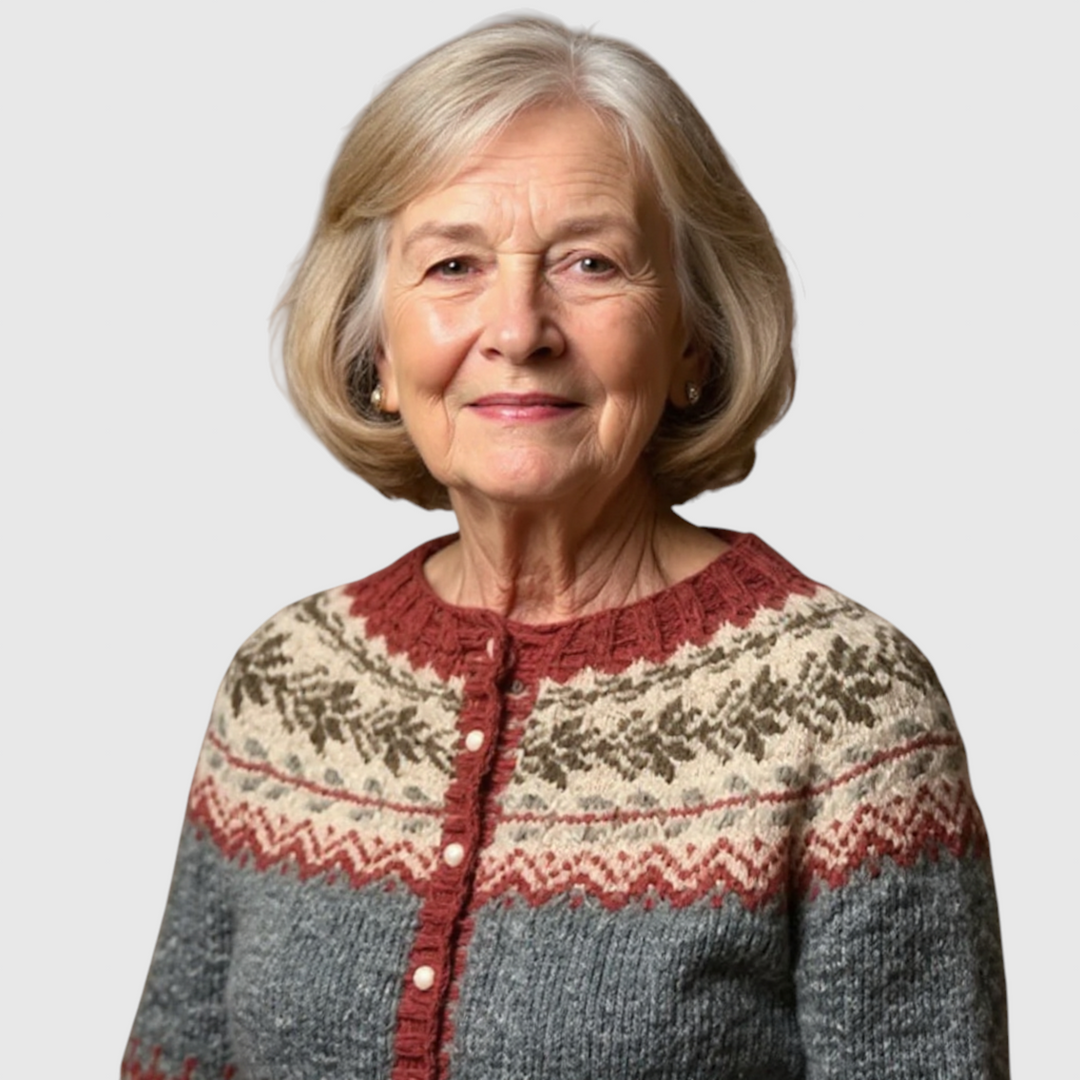 Atasha - Vintage islandský vlněný cardigan