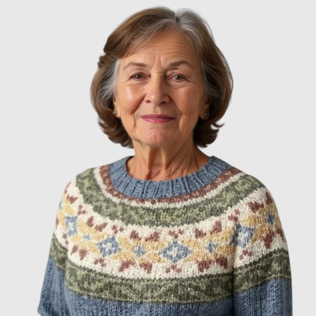 Lucy - Vintage islandský vlněný svetr