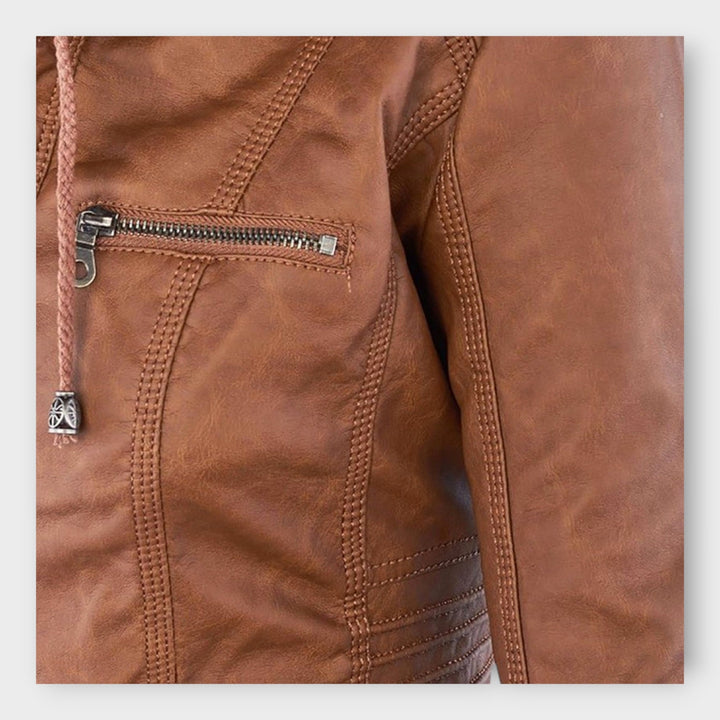 Fiammenta- Moderní kožená bunda