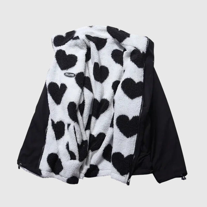 Katharina - Oboustranná srdcová bunda