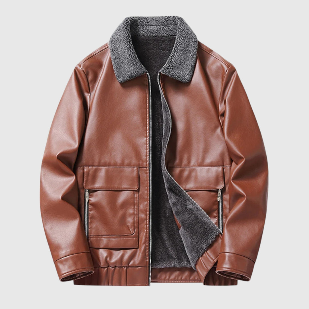 Pánská kožená bunda