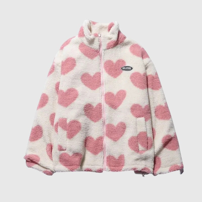 Katharina - Oboustranná srdcová bunda