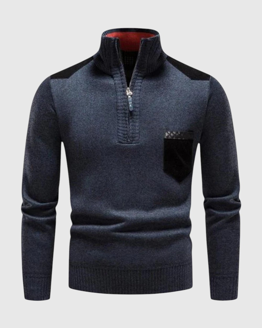 Libuše- Svetr z vlny s zipem