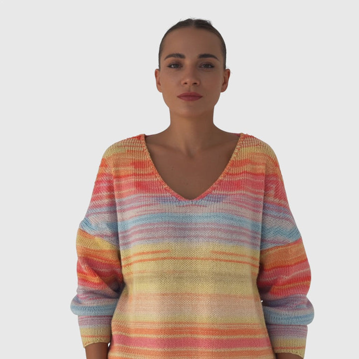 ISABELLE - Svetr s V-výstřihem