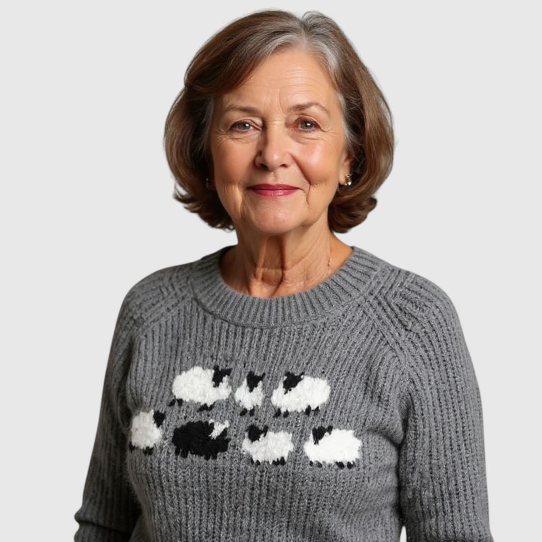 Ellie - Vintage islandský vlněný svetr