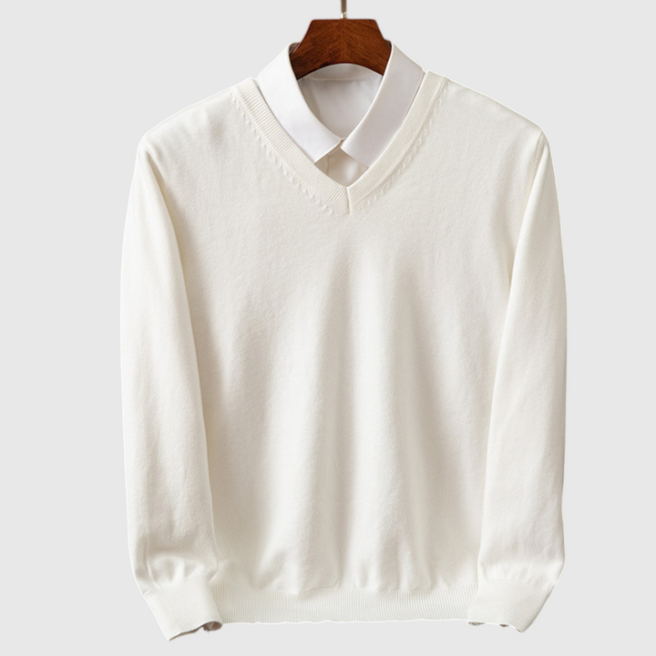 Bexford - Kašmírový svetr s výstřihem do V