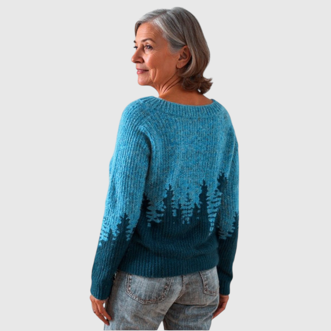 Natalie - Vintage islandský vlněný svetr