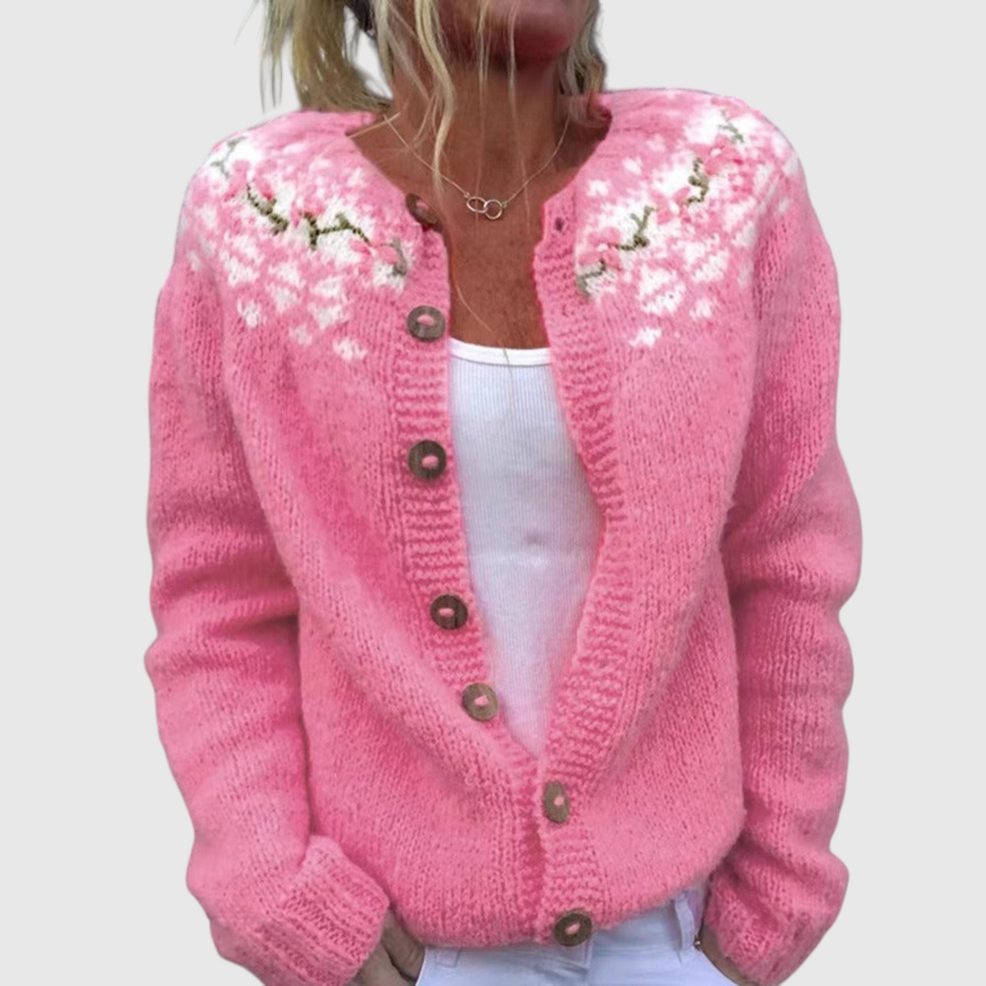 Vivian - Vintage islandský vlněný cardigan