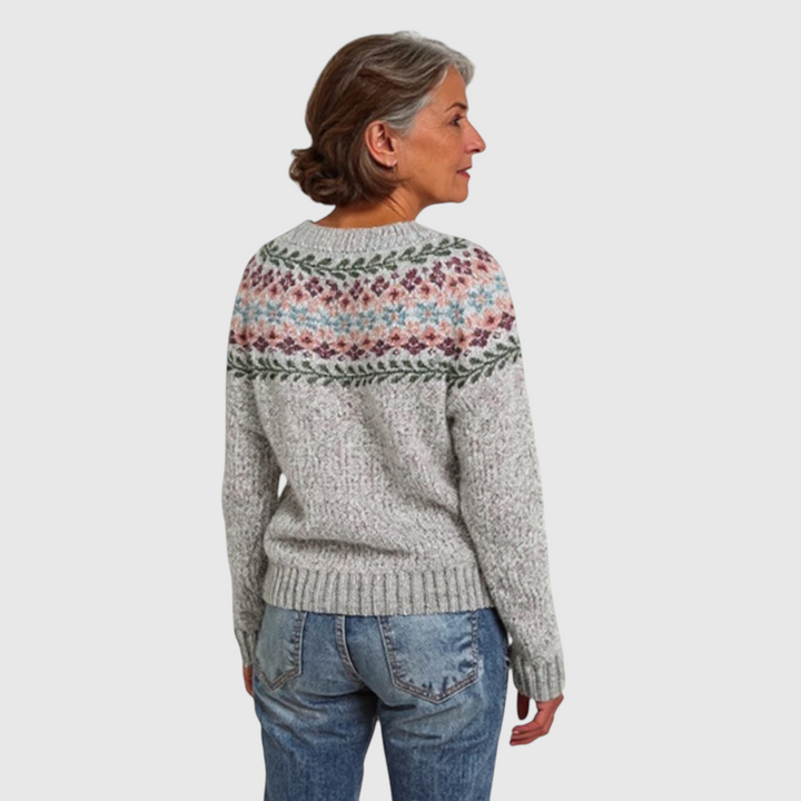 Bridget - Vintage islandský vlněný svetr