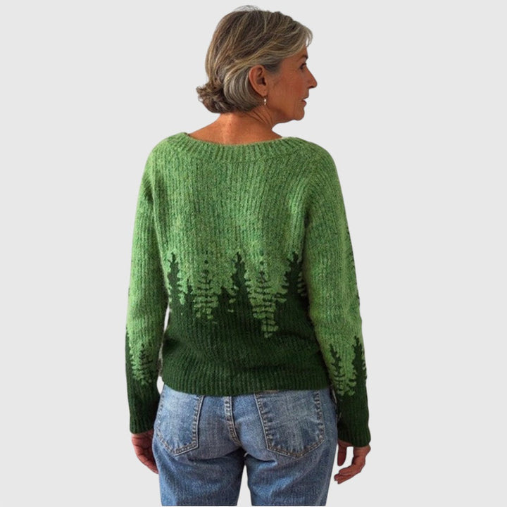 Paisley - Vintage islandský vlněný svetr