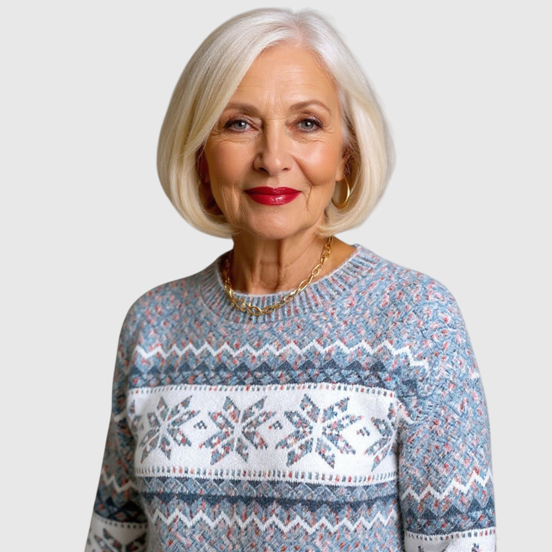 Melanie - Vintage islandský vlněný svetr