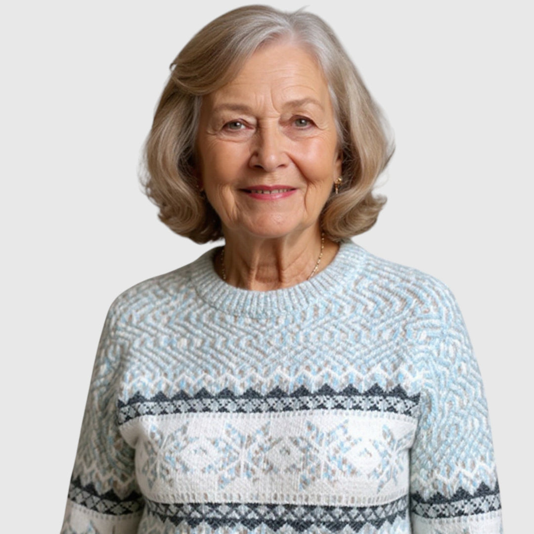 Melanie - Vintage islandský vlněný svetr