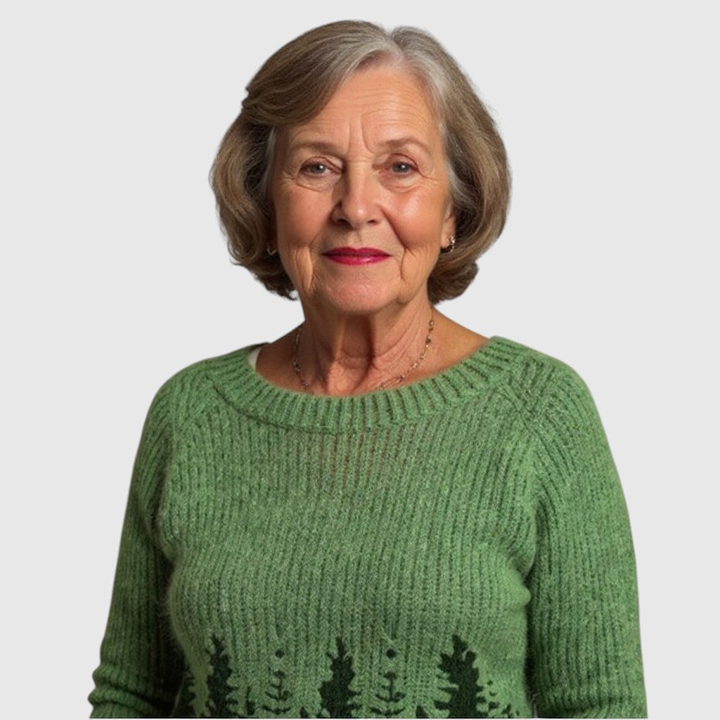 Paisley - Vintage islandský vlněný svetr