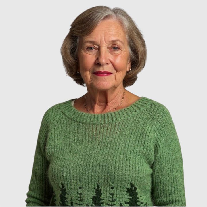 Paisley - Vintage islandský vlněný svetr