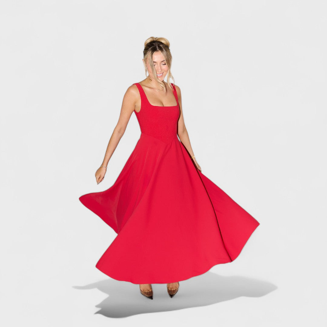 Amelia - Volné Midi Šaty